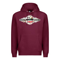 Burgundy daytona speedway Premium Hoodie - artisFamous