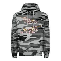 Slate Camo cherry blossom sakura with bird Premium Hoodie - artisFamous