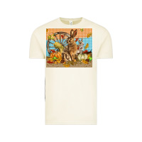 Vintage Arctic fall rabbit  mousepad Vintage Tee - LillyAllenDesigns