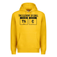 Lemon mens the element of chill thc marijuana joke black Premium Hoodie - artisFamous