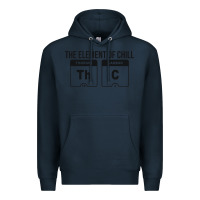 Navy mens the element of chill thc marijuana joke black Premium Hoodie - artisFamous