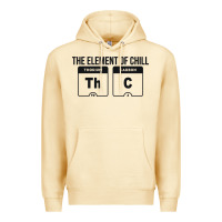 Pina Colada mens the element of chill thc marijuana joke black Premium Hoodie - artisFamous