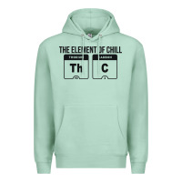Seafoam mens the element of chill thc marijuana joke black Premium Hoodie - artisFamous