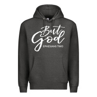 Charcoal Heather but god imajes Premium Hoodie - artisFamous