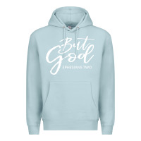 Blue Mist but god imajes Premium Hoodie - artisFamous