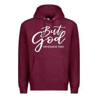 Burgundy but god imajes Premium Hoodie - artisFamous