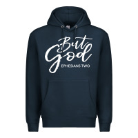 Navy but god imajes Premium Hoodie - artisFamous