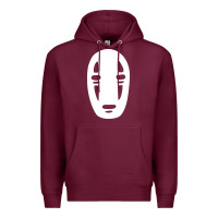 Burgundy noface spirited away halloween Premium Hoodie - artisFamous