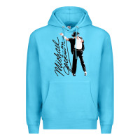 Ocean Blue Michael Jackson Premium Hoodie - artisFamous