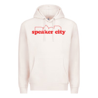 Pale Pink speaker city Premium Hoodie - artisFamous
