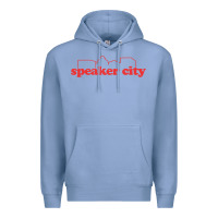 Colony Blue speaker city Premium Hoodie - artisFamous