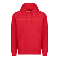 Red speaker city Premium Hoodie - artisFamous