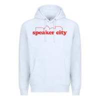 White speaker city Premium Hoodie - artisFamous