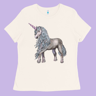 Unicorn Ladies Tee Designed By Lillyallendesigns