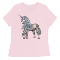Bubblegum Pink Unicorn Ladies Tee - LillyAllenDesigns