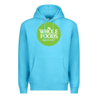 Ocean Blue Whole Foods Market Premium Hoodie - artisFamous
