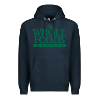Navy Whole Foods Market Premium Hoodie - artisFamous