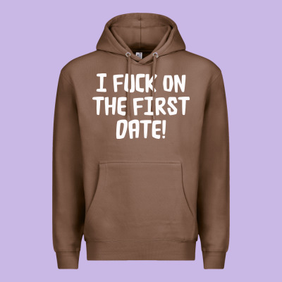 I F'ck On The First Date Premium Hoodie Designed By Artisfamous