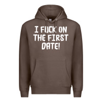 Coffee i f'ck on the first date Premium Hoodie - artisFamous