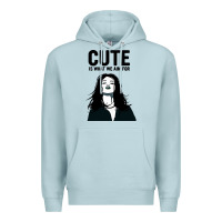 Blue Mist cute is what we aim for Premium Hoodie - artisFamous