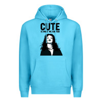 Ocean Blue cute is what we aim for Premium Hoodie - artisFamous