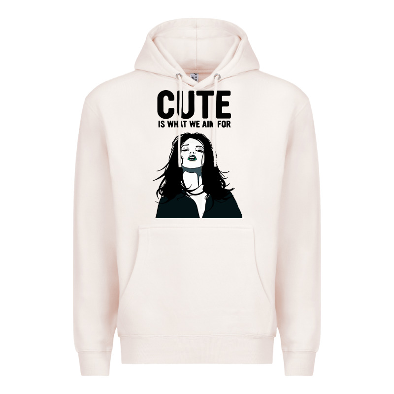 Cute Is What We Aim For Premium Hoodie by artisFamous | Teevron