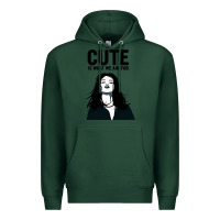 Sports Green cute is what we aim for Premium Hoodie - artisFamous
