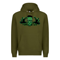 Army Green The Frankenstein Premium Hoodie - artisFamous