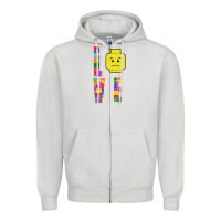 Dove Grey love Zipper Hoodie - Bettercallsaul