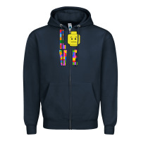 Navy love Zipper Hoodie - Bettercallsaul