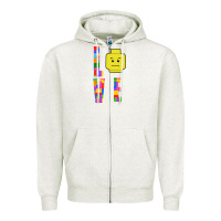 Oatmeal Heather love Zipper Hoodie - Bettercallsaul