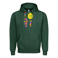 Sports Green love Zipper Hoodie - Bettercallsaul