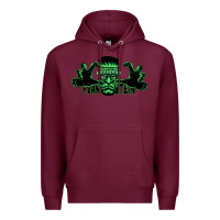 Burgundy The Frankenstein Premium Hoodie - artisFamous