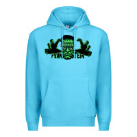 Ocean Blue The Frankenstein Premium Hoodie - artisFamous