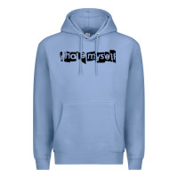 Colony Blue i hate myself Premium Hoodie - artisFamous