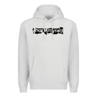 Dove Grey i hate myself Premium Hoodie - artisFamous