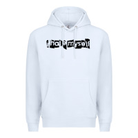 White i hate myself Premium Hoodie - artisFamous