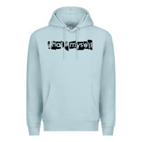 Blue Mist i hate myself Premium Hoodie - artisFamous