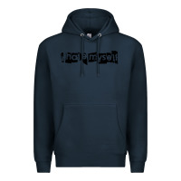 Navy i hate myself Premium Hoodie - artisFamous