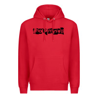 Red i hate myself Premium Hoodie - artisFamous