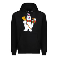 Black Frosty The Snowman New Sku Premium Hoodie - artisFamous