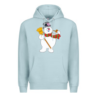 Blue Mist Frosty The Snowman New Sku Premium Hoodie - artisFamous