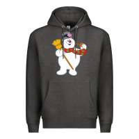 Charcoal Heather Frosty The Snowman New Sku Premium Hoodie - artisFamous