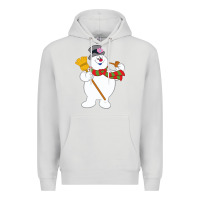 Dove Grey Frosty The Snowman New Sku Premium Hoodie - artisFamous