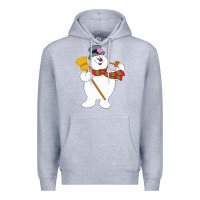 Heather Grey Frosty The Snowman New Sku Premium Hoodie - artisFamous
