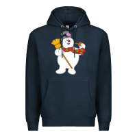 Navy Frosty The Snowman New Sku Premium Hoodie - artisFamous