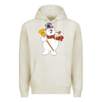 Oatmeal Heather Frosty The Snowman New Sku Premium Hoodie - artisFamous