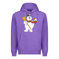 Purple Frosty The Snowman New Sku Premium Hoodie - artisFamous
