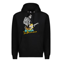 Black bonamassa guitar Premium Hoodie - artisFamous
