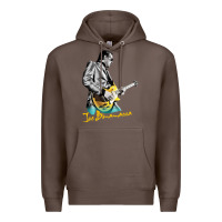 Coffee bonamassa guitar Premium Hoodie - artisFamous